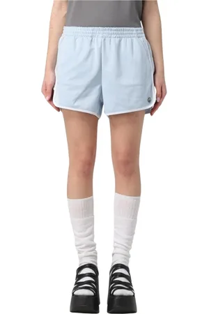 AMBUSH Femme, Shorts, Bleu, Taille: 38 FR Shorts Bleus à Rayures Latérales