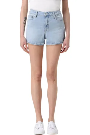 Tommy Hilfiger Femme, Shorts, Vert, Taille: W28 Shorts en denim à ourlet effiloché