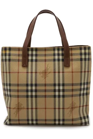 Burberry Femme, Pre-owned, , Taille: ONE Size Pre-owned Toile cabas