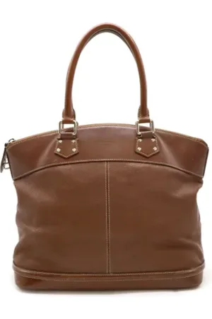 LOUIS VUITTON Femme, Pre-owned, Brun, Taille: ONE Size Pre-owned Cuir sacs-main