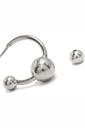 Jean Paul Gaultier Femme, Accessoires, Gris, Taille: ONE Size Boucles d