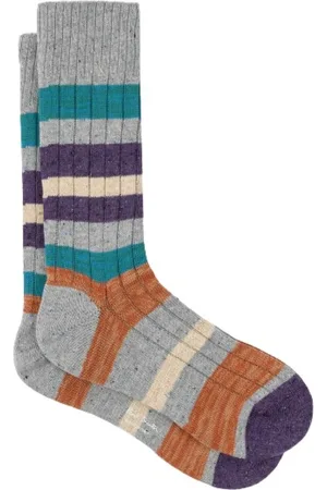 Paul Smith Homme, Sous-vêtements, Multicolore, Taille: ONE Size Chaussettes à Rayures Chunky Multicolores