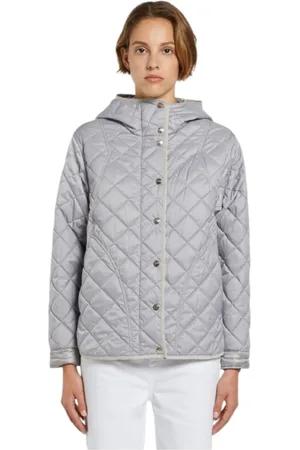 MARELLA Femme, Vestes, Gris, Taille: 40 FR Manteau Court Rembourré Parka Gris