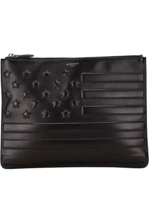 Givenchy Femme, Pre-owned, Noir, Taille: ONE Size Pre-owned Cuir pochettes-minaudieres