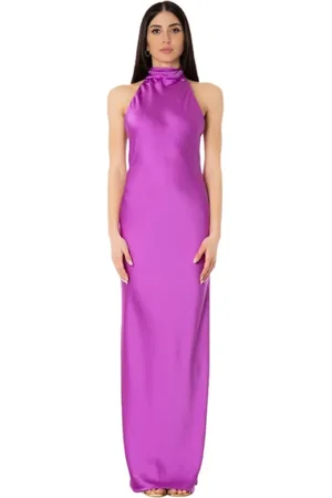 ACTUALEE Femme, Robes, Violet, Taille: 42 FR Robe Laminée - Violet
