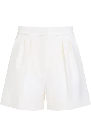 Max Mara Femme, Shorts, Blanc, Taille: 36 FR Bermuda Lana Shorts