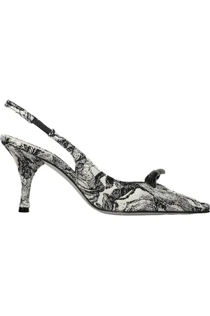 ROBERTO FESTA Femme, Chaussures, Multicolore, Taille: 38 1/2 EU Chic Slingback Marigold en blanc et noir