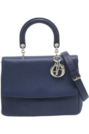 Dior Femme, Pre-owned, Bleu, Taille: ONE Size Pre-owned Cuir sacs-main