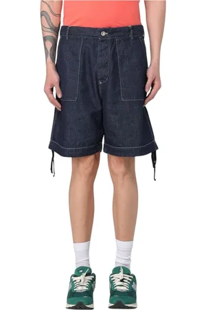 C.P. Company Homme, Shorts, Bleu, Taille: M Shorts en Denim Bleu à Cordon
