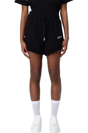 DISCLAIMER Femme, Shorts, Noir, Taille: 36 FR Shorts Noirs à Ourlet Courbé