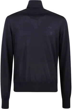 Dsquared2 Homme, Pulls, Bleu, Taille: XL Pull à col roulé