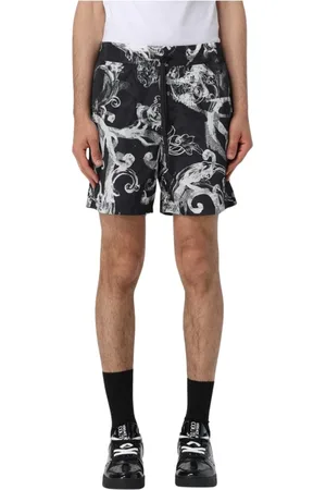 VERSACE Homme, Shorts, Noir, Taille: S Maillot de bain à imprimé baroque