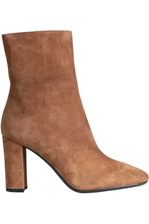 BIANCA DI Femme, Chaussures, Brun, Taille: 35 EU Bottines en daim pour femmes - Élégantes