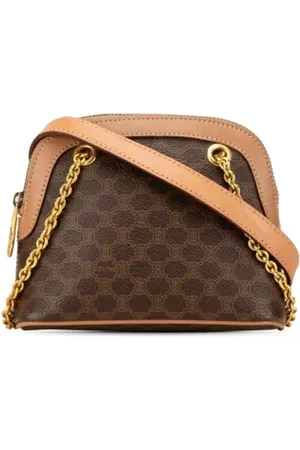 Céline Femme, Pre-owned, Brun, Taille: ONE Size Pre-owned Cuir sacs-celine