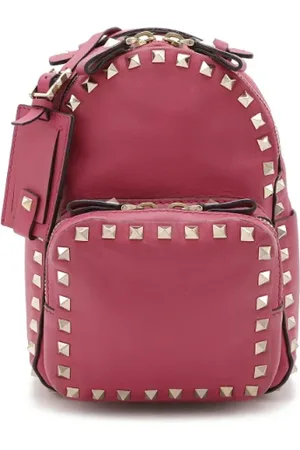 VALENTINO Femme, Pre-owned, Rose, Taille: ONE Size Pre-owned Cuir sacs-dos