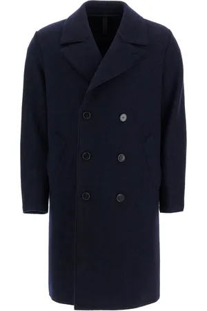 Harris Wharf London Homme, Manteaux, Bleu, Taille: L Veste Manteau Élégant
