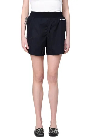Jil Sander Femme, Shorts, Noir, Taille: 36 FR Shorts de course noirs pour femmes