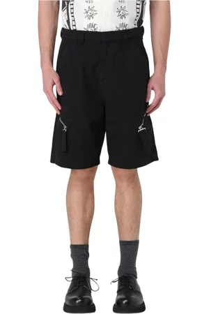 Jacquemus Homme, Shorts, Noir, Taille: S Short cargo beige avec poches zippées