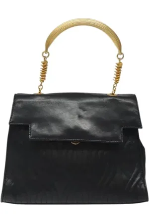 Fendi Femme, Pre-owned, Noir, Taille: ONE Size Pre-owned Cuir sacs-main