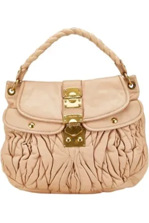 Miu Miu Femme, Pre-owned, , Taille: ONE Size Pre-owned Cuir sacs-main
