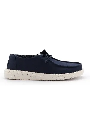 Hey dude Femme, Chaussures, Bleu, Taille: 36 EU Chaussures Plates Bleues Légères Respirantes