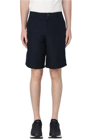 Armani Exchange Homme, Shorts, Bleu, Taille: W33 Shorts Élégants Bleu Marine avec Poches