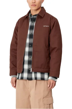 Carhartt Homme, Vestes, Brun, Taille: S Veste Module Script Offroad White