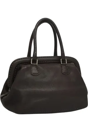 Fendi Femme, Pre-owned, Brun, Taille: ONE Size Pre-owned Cuir sacs-main