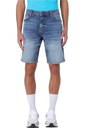 HUGO BOSS Homme, Shorts, Bleu, Taille: W40 Shorts Casual Bleu Moderne