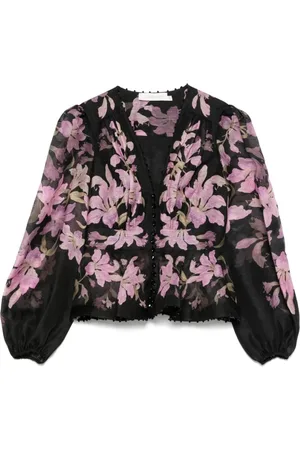 ZIMMERMANN Femme, Blouses et Chemises, Noir, Taille: 38 FR Haut Noir pour Femmes
