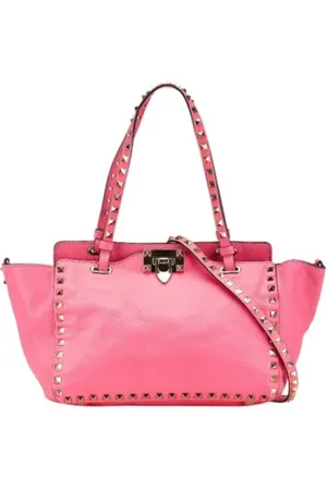 VALENTINO Femme, Pre-owned, Rose, Taille: ONE Size Pre-owned Cuir sacs-main