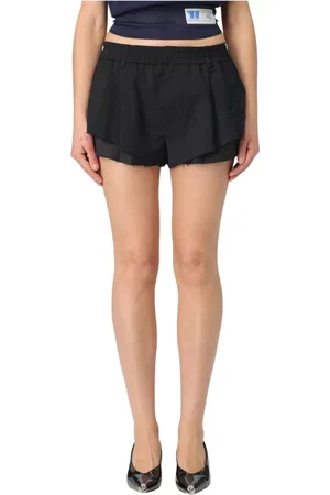 Alexander Wang Femme, Shorts, Noir, Taille: 38 FR Shorts Casual à Couches Noires