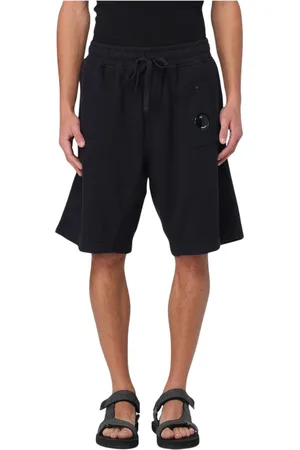 C.P. Company Homme, Shorts, Bleu, Taille: M Shorts de Sport Bleus Élégants pour Hommes