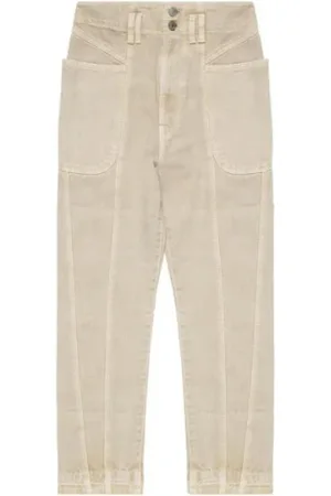 Isabel Marant Femme, Jeans, , Taille: 40 FR Jean Jambe Droite en Coton Fermeture Éclair
