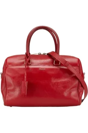 Saint Laurent Femme, Pre-owned, Rouge, Taille: ONE Size Pre-owned Cuir sacs-main