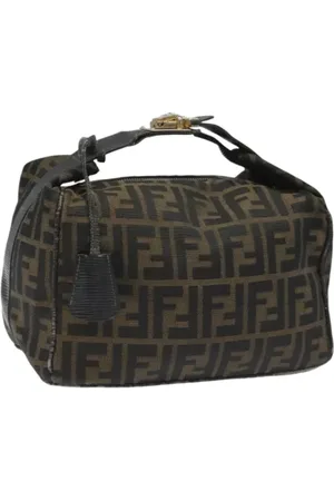 Fendi Femme, Pre-owned, Brun, Taille: ONE Size Pre-owned Toile sacs-fendi