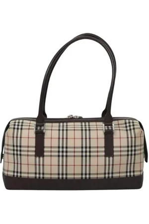 Burberry Femme, Pre-owned, , Taille: ONE Size Pre-owned Toile sacs-main
