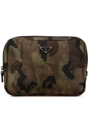 Prada Femme, Pre-owned, Vert, Taille: ONE Size Pre-owned Cuir sacs-prada