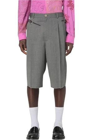 MAGLIANO Homme, Shorts, Gris, Taille: S Shorts Plissés Coupe Décontractée