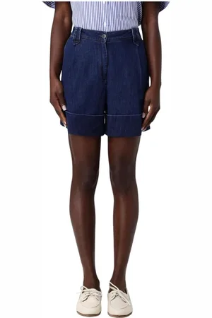 FAY Femme, Shorts, Bleu, Taille: W30 Shorts en Denim Bleu pour Femmes