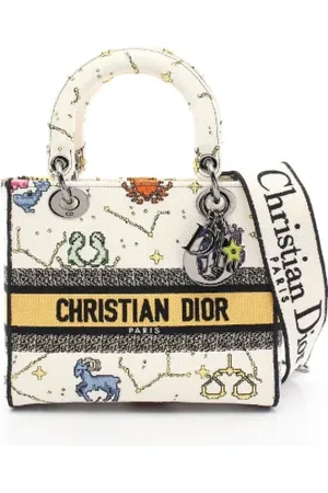 Dior Femme, Pre-owned, Blanc, Taille: ONE Size Pre-owned Toile sacs-main