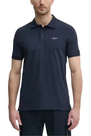 Aeronautica Militare Homme, Tops, Bleu, Taille: M Polo Élégant