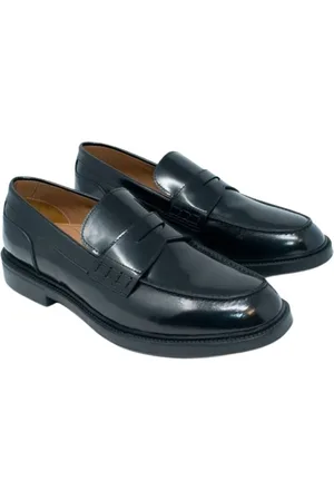 Calpierre Homme, Chaussures, Noir, Taille: 43 1/2 EU Mocassins élégants