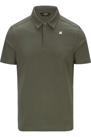 K-Way Homme, Tops, Vert, Taille: XL Polo en jersey stretch léger