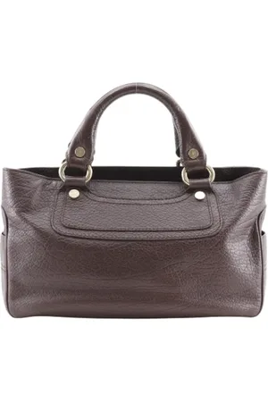 Céline Femme, Pre-owned, Brun, Taille: ONE Size Pre-owned Cuir sacs-main