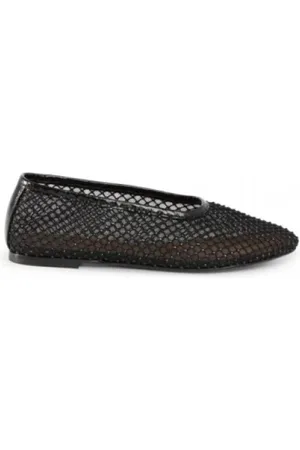 Staud Femme, Chaussures, Noir, Taille: 41 EU Ballarines en Crochet de Coton