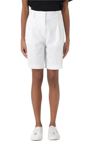 K-Way Femme, Shorts, Blanc, Taille: 38 FR Shorts en coton élégants pour femmes