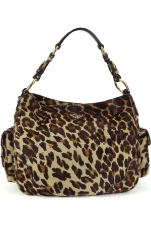 Prada Femme, Pre-owned, Brun, Taille: ONE Size Pre-owned Cuir sacs-ports-paule