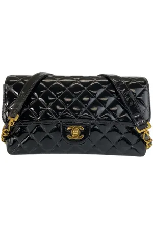 CHANEL Femme, Pre-owned, Noir, Taille: ONE Size Pre-owned Cuir sacs-dos