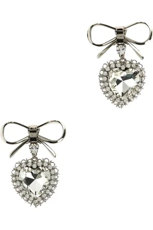 Alessandra Rich Femme, Accessoires, Gris, Taille: ONE Size Boucles d